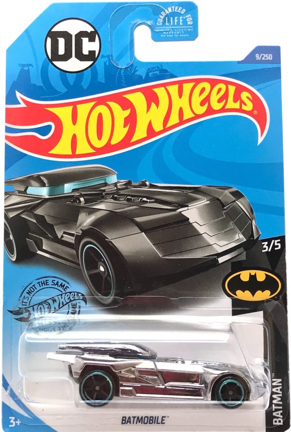 2020 Hot Wheels Mainline #009 - DC Batmobile (Gunmetal Chrome) GHF68 For Cheap