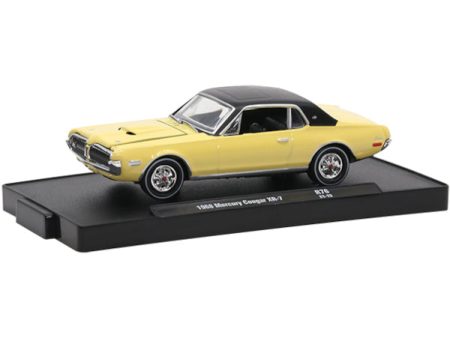 2021 M2 Machines Auto Drivers R76-21-19 - 1968 Mercury Cougar XR-7 (Yellow) Sale