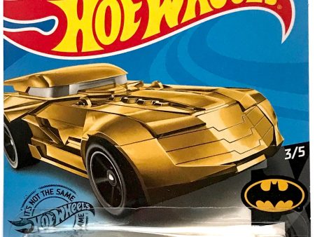 2020 Hot Wheels Mainline #009 - DC Batmobile (Gold Chrome) GLN68 For Cheap