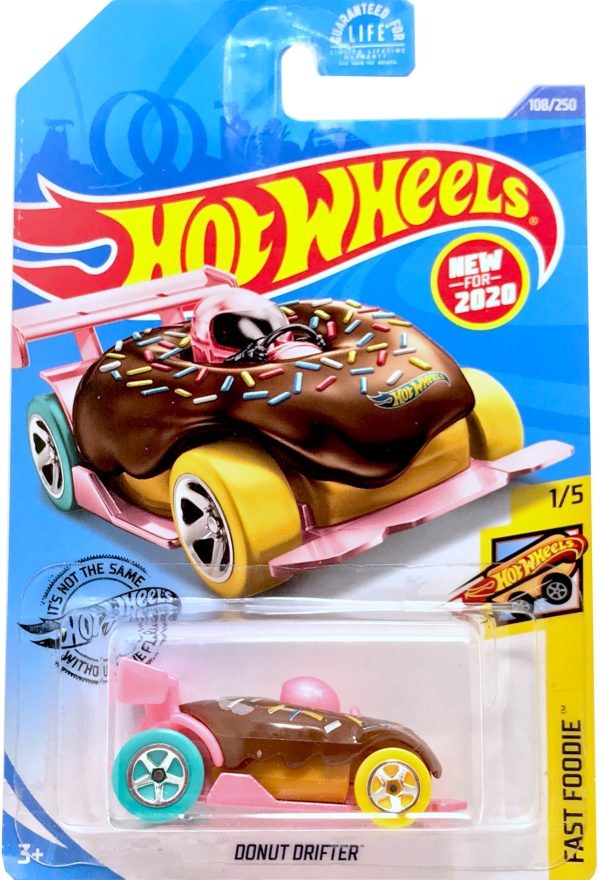 2020 Hot Wheels Mainline #108 - Donut Drifter (Brown   Pink) GHB63 Supply