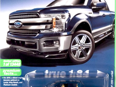 2021 Auto World - 2019 Ford F-150 Lariat (Blue) AW64322-3B3 Sale