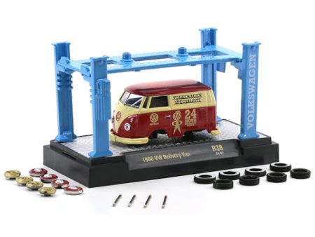 2021 M2 Machines Model Kit R38-21-07 - 1960 Volkswagen Delivery Van (VW Kombi) Supply