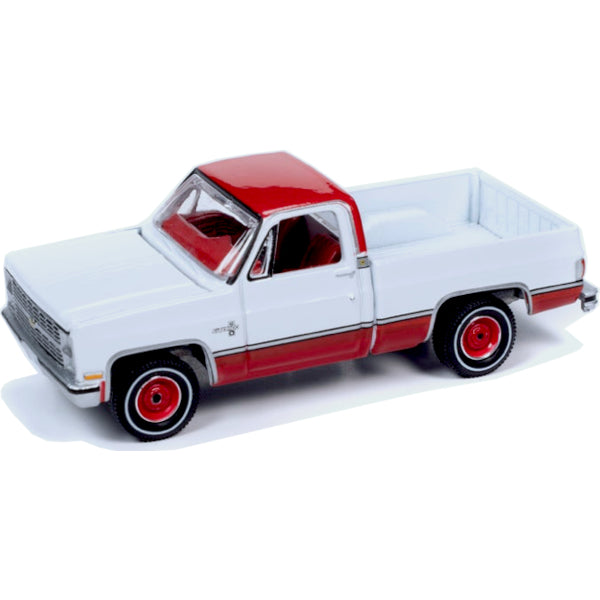 2021 Auto World - 1983 Chevy Silverado 10 Fleetside (White) AW64322-3B2 Sale