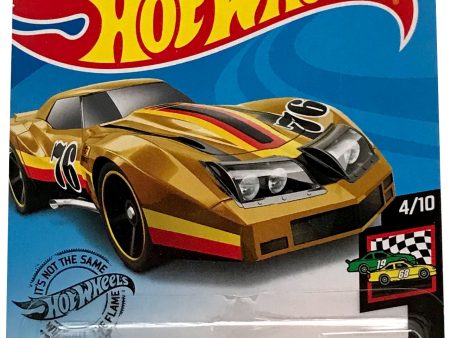 2020 Hot Wheels Mainline #034 -  76 Greenwood Corvette (Gold) GHC50 Cheap