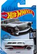 2020 Hot Wheels Mainline #074 - 8 Crate  55 Ford Ranch Wagon (Silver) GHD29 For Cheap