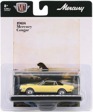 2021 M2 Machines Auto Drivers R76-21-19 - 1968 Mercury Cougar XR-7 (Yellow) Sale