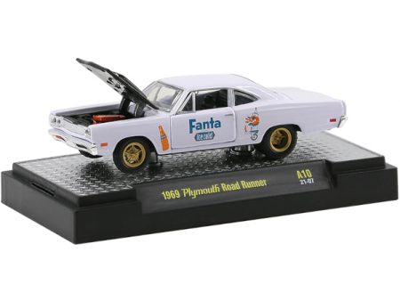 2021 M2 Machines Coca Cola A10-21-07 - 1969 Plymouth Road Runner (Fanta Orange) Discount