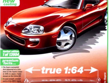 2021 Auto World - 1994 Toyota Supra Turbo (Red) AW64322-3B5 Hot on Sale