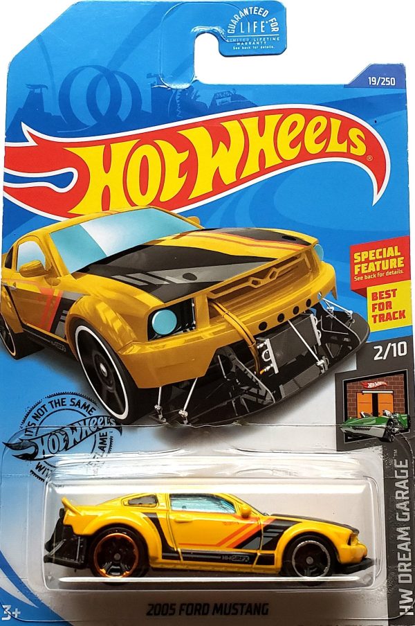 2020 Hot Wheels Mainline #019 - 2005 Ford Mustang (Yellow) GHC22 Fashion