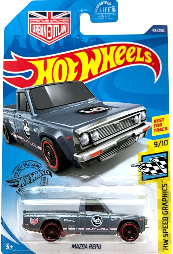 2020 Hot Wheels Mainline #093 - Mazda REPU Pickup (Gunmetal Grey) GHC91 For Discount