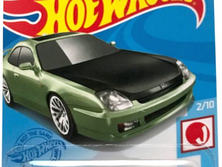 2021 Hot Wheels Mainline #125 -  98 Honda Prelude (Green) GTD34 Fashion