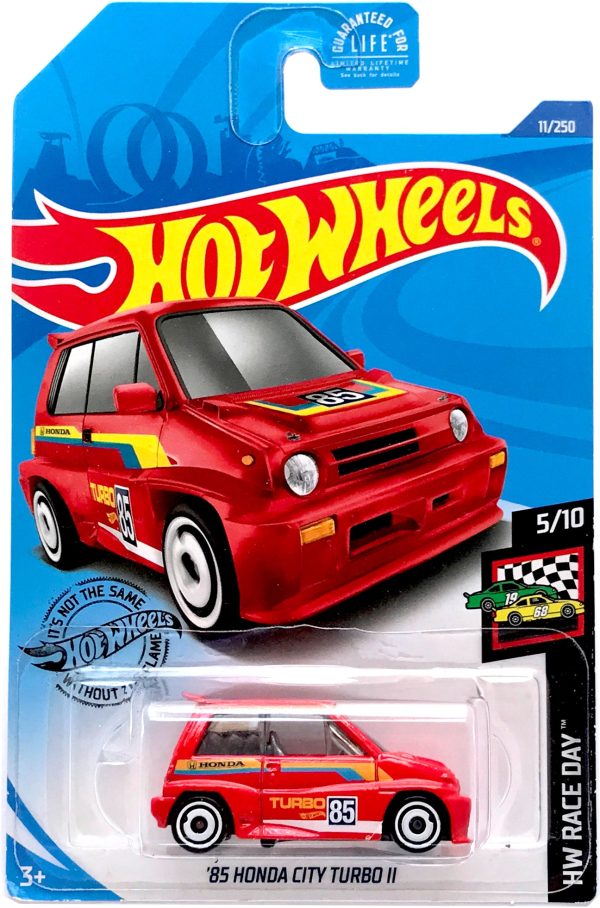 2020 Hot Wheels Mainline #011 -  85 Honda City Turbo II (Red) GHF22 Online Sale