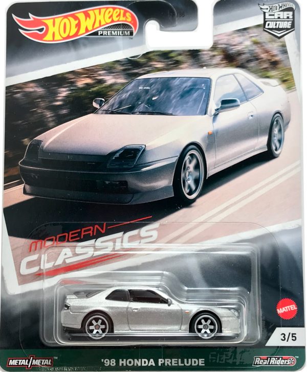 Hot Wheels Modern Classics Premium - 1998 Honda Prelude VTEC Silver GRJ91 Online Sale