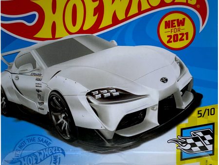 2021 Hot Wheels Mainline #178 -  20 Toyota Supra GR (White) GRX20 Online