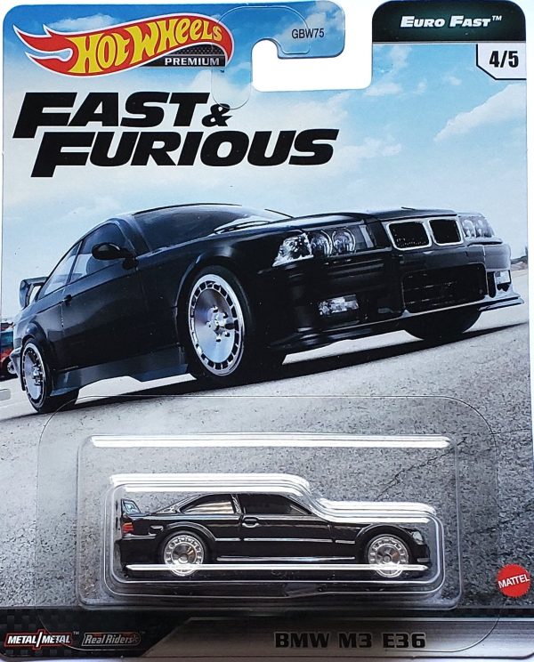 Hot Wheels Premium - BMW M3 E36 (The Fast and The Furious Black) GPK53 Online Hot Sale