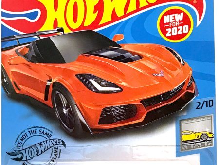 2020 Hot Wheels Mainline #144 - 2019 Corvette ZR1 Convertible C7 (Orange) GHB34 Online