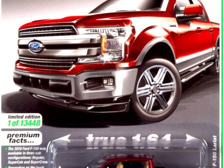 2021 Auto World - 2019 Ford F-150 Lariat (Red) AW64322-3A3 Discount