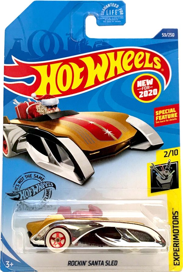 2020 Hot Wheels Mainline #053 - Rockin  Santa Sled (Chrome) GHB61 Online