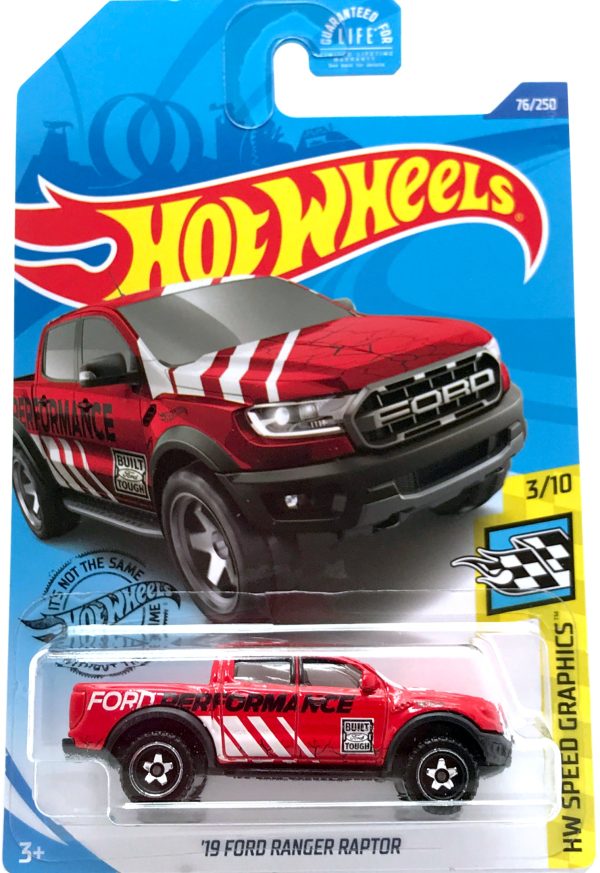 2020 Hot Wheels Mainline #076 -  19 Ford Ranger Raptor (Red) GHF33 Supply