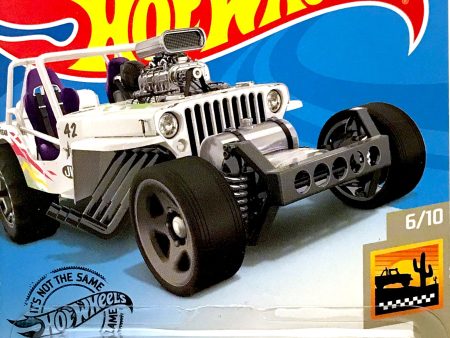 2020 Hot Wheels Mainline #137 - 1942 Willys MB Jeep (White) GHF63 Online