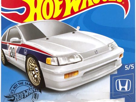 2020 Hot Wheels Mainline #123 -  88 Honda CR-X EF8 (White) GHC10 For Discount