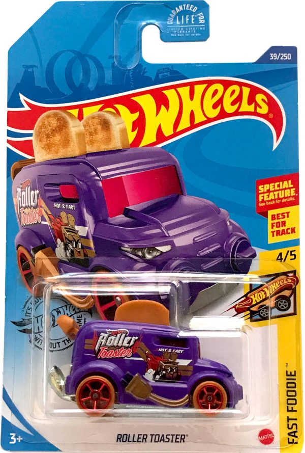 2020 Hot Wheels Mainline #039 - Roller Toaster (Purple) GHF59 Online Hot Sale