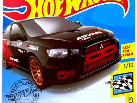 2020 Hot Wheels Mainline #069 - 2008 Mitsubishi Lancer Evolution (Black) GHC82 Online Sale