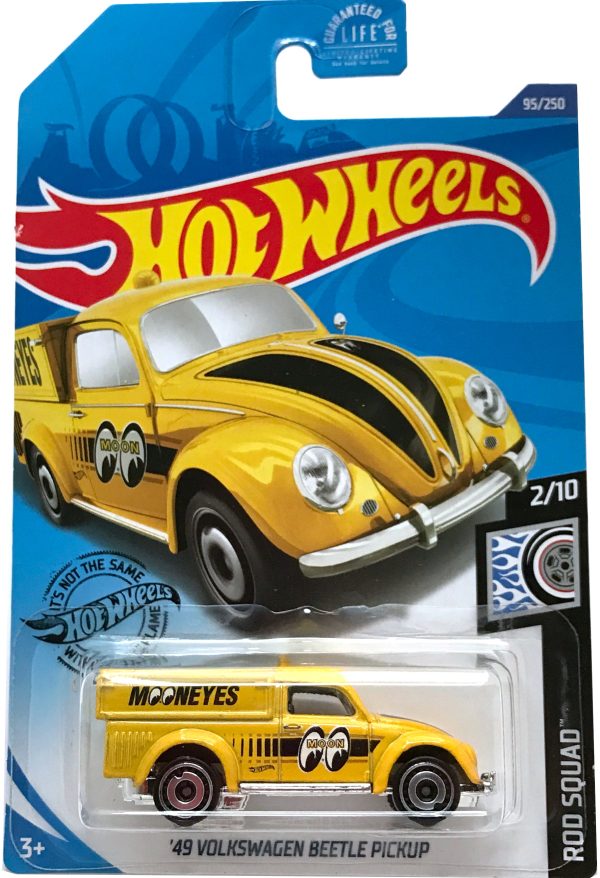 2020 Hot Wheels Mainline #095 -  49 Volkswagen Beetle Pickup (Yellow) GHD23 For Discount