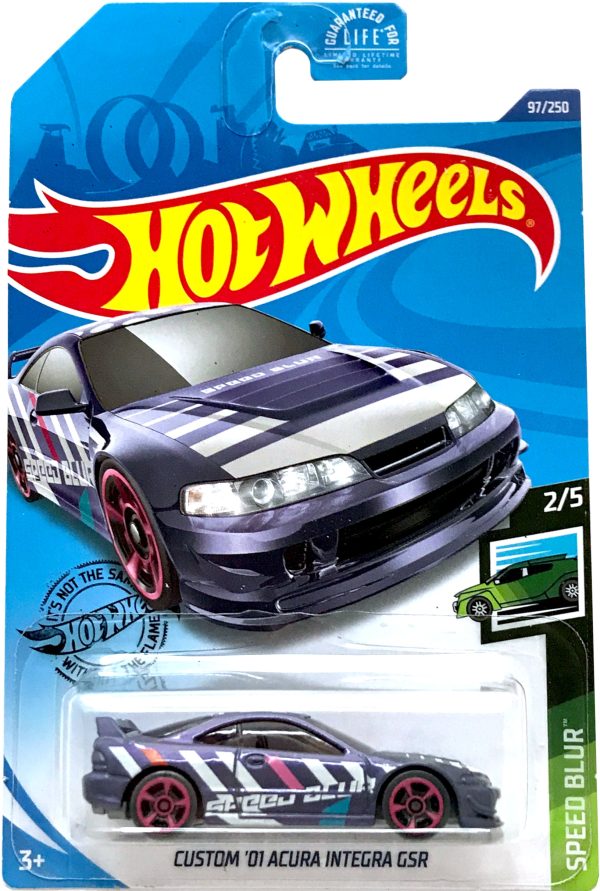 2020 Hot Wheels Mainline #097 - Custom  01 Acura Integra GS-R (Purple) GHD33 Online Hot Sale