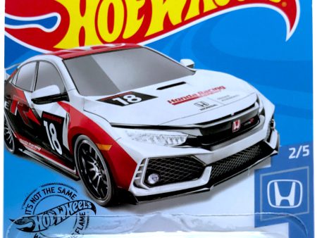 2020 Hot Wheels Mainline #081 - 2018 Honda Civic Type R FK8 (White) GHF50 on Sale