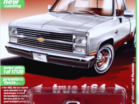 2021 Auto World - 1983 Chevy Silverado 10 Fleetside (White) AW64322-3B2 Sale