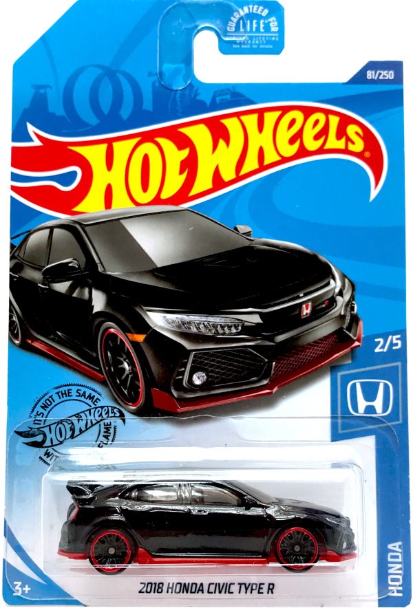 2020 Hot Wheels Mainline #081 - 2018 Honda Civic Type R FK8 (Black) GHC09 Online