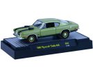 2015 M2 Machines Desktop R32-15-60 - 1969 Plymouth Cuda 440 (Olive Green) Sale