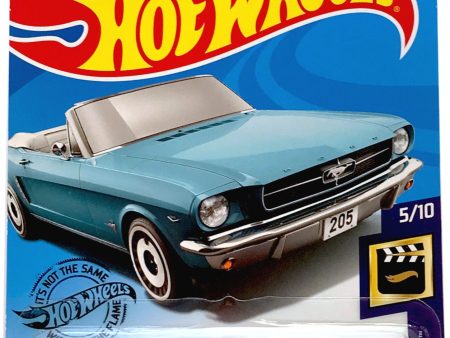 2020 Hot Wheels Mainline #059 -  65 Ford Mustang Convertible (Blue) GHC77 Discount