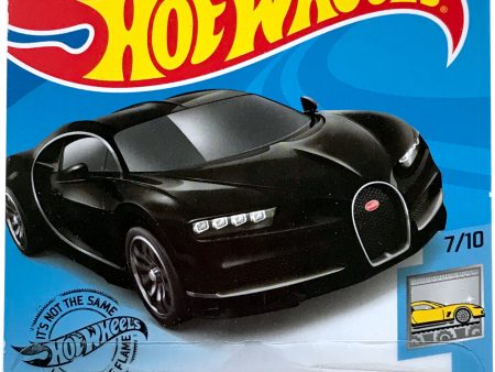 2020 Hot Wheels Mainline #089 -  16 Bugatti Chiron Supercar (Black) GHC02 For Discount