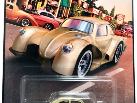 Hot Wheels Boulevard Premium - #39 Volkswagen Beetle Kafer Racer (Beige) GRM11 Online now