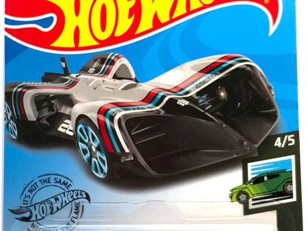 2020 Hot Wheels Mainline #063 - Roborace Robocar (Silver) GHF78 Supply