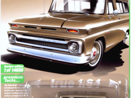 2021 Auto World - 1965 Chevy Suburban (Gold) AW64322-3B1 For Discount