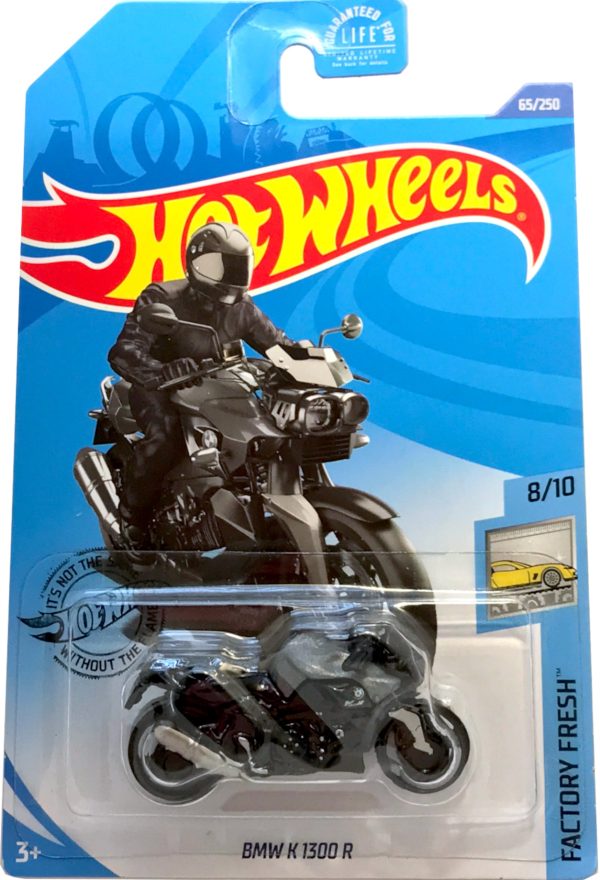 2020 Hot Wheels Mainline #065 - BMW K1300R Motorcycle (Black) GHF94 Online Sale