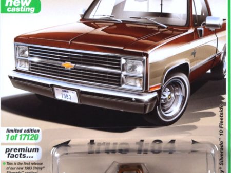 Auto World 1:64 Scale Diecast - 1983 Chevy Silverado C10 Fleetside (Brown) AWXXXX-99 For Sale