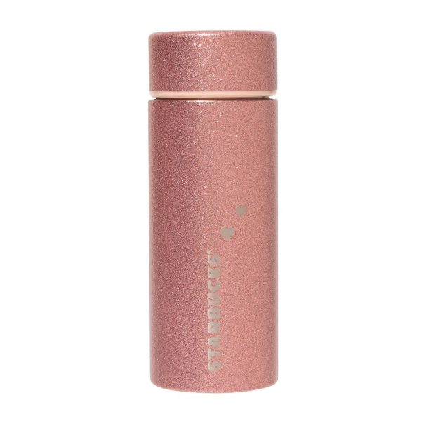 [Pre-Order] Japan SBUX 2025 Valentine Collection Pink Glitter Steel Bottle 355ml [预售] 日本星巴克 2025情人节系列 粉色闪亮不锈钢保溫瓶 355ml For Cheap