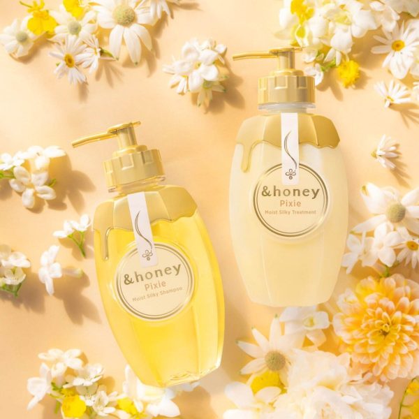 &HONEY Pixie Moist Silky Shampoo 日本安蒂花子 蜂蜜飘逸柔润洗发水 440ml Discount