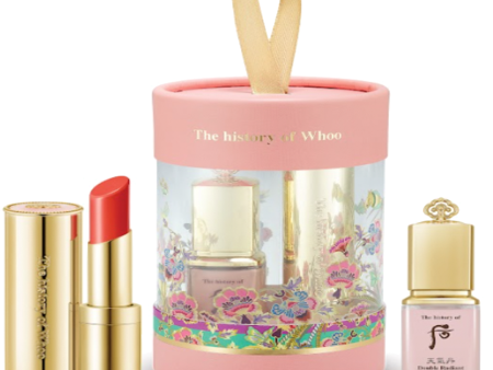 THE HISTORY OF WHOO - MI ROYAL MAKEUP LIP BALM SET - RED 韩国后-美系列平纹润唇口红礼盒 Cheap