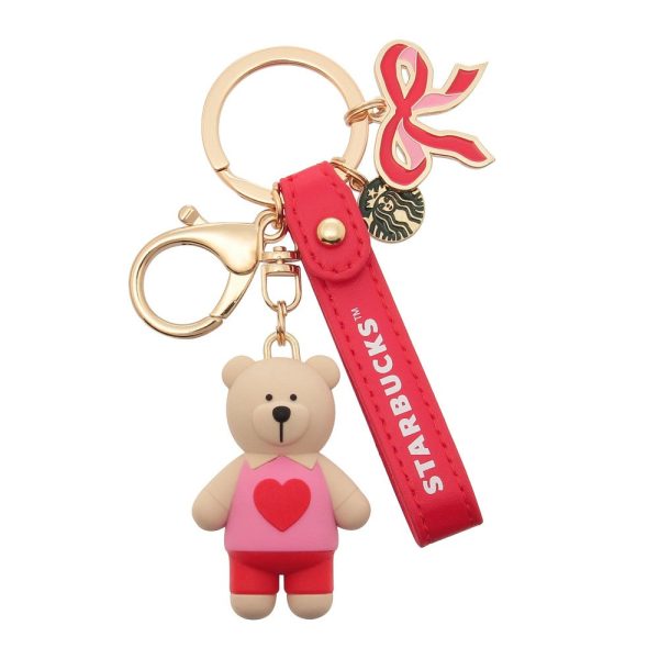 [Pre-Order] Japan SBUX 2025 Valentine Collection 2025 Valentine s Day Bearista Keychain [预售] 日本星巴克 2025情人节系列 2025情人节小熊钥匙圈 Sale