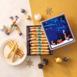 YOKU MOKU Christmas Cigare Cookies 20pcs Box 日本YOKU MOKU 圣诞原味雪茄蛋卷礼盒  20条装 For Discount