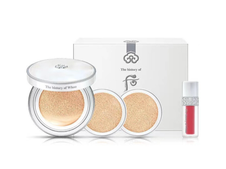 The History of Whoo Radiant White Moisture Cushion Foundation Special Set (No.21 Ivory) 后 拱辰享雪玉凝水氛光彩气垫粉底液套装 (21号象牙白) Hot on Sale