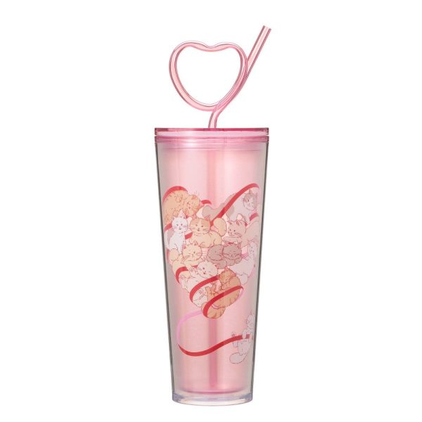 [Pre-Order] Japan SBUX 2025 Valentine Collection Valentine Cold Cup Tumbler 710ml [预售] 日本星巴克 2025情人节系列 情人节冷饮杯 710ml Supply