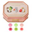 [Pre-Order] MATSUKAZEYA X Mofusand Gummy Chocolate Assortment Can 12pcs box [预售] 日本松風屋 X 鲨鱼猫软糖巧克力什锦罐 12枚 盒 For Sale