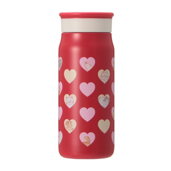 [Pre-Order] Japan SBUX 2025 Valentine Collection Stainless Steel Bottle 355ml [预售] 日本星巴克 2025情人节系列 不锈钢保溫瓶 355ml For Discount