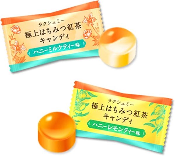 UHA Lakshimi Mikakuto Supreme Honey Milk Tea & Honey Lemon Tea Candy 日本UHA味覚糖 极上蜂蜜奶茶&蜂蜜柠檬茶味糖 75g Hot on Sale